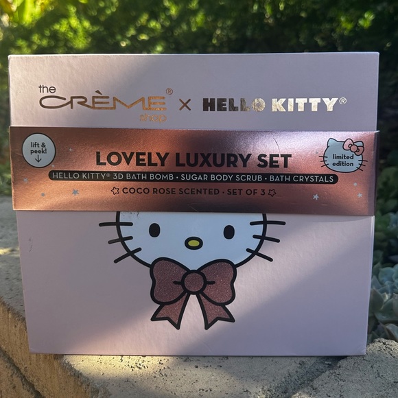 Hello Kitty | Bath & Body | Hello Kitty Creme Shop Lovely Luxury Set ...